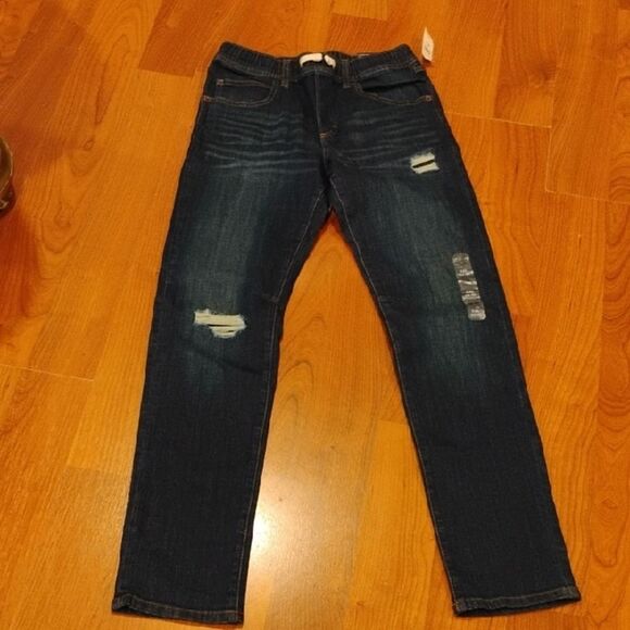 GAP Blue Straight Jeans with Distressed Details - Picture 1 of 6